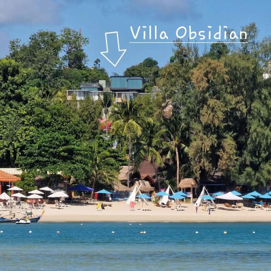 Villa Obsidian, With Staff, Sea View And Walk To Choeng Mon Beach Ngoại thất bức ảnh