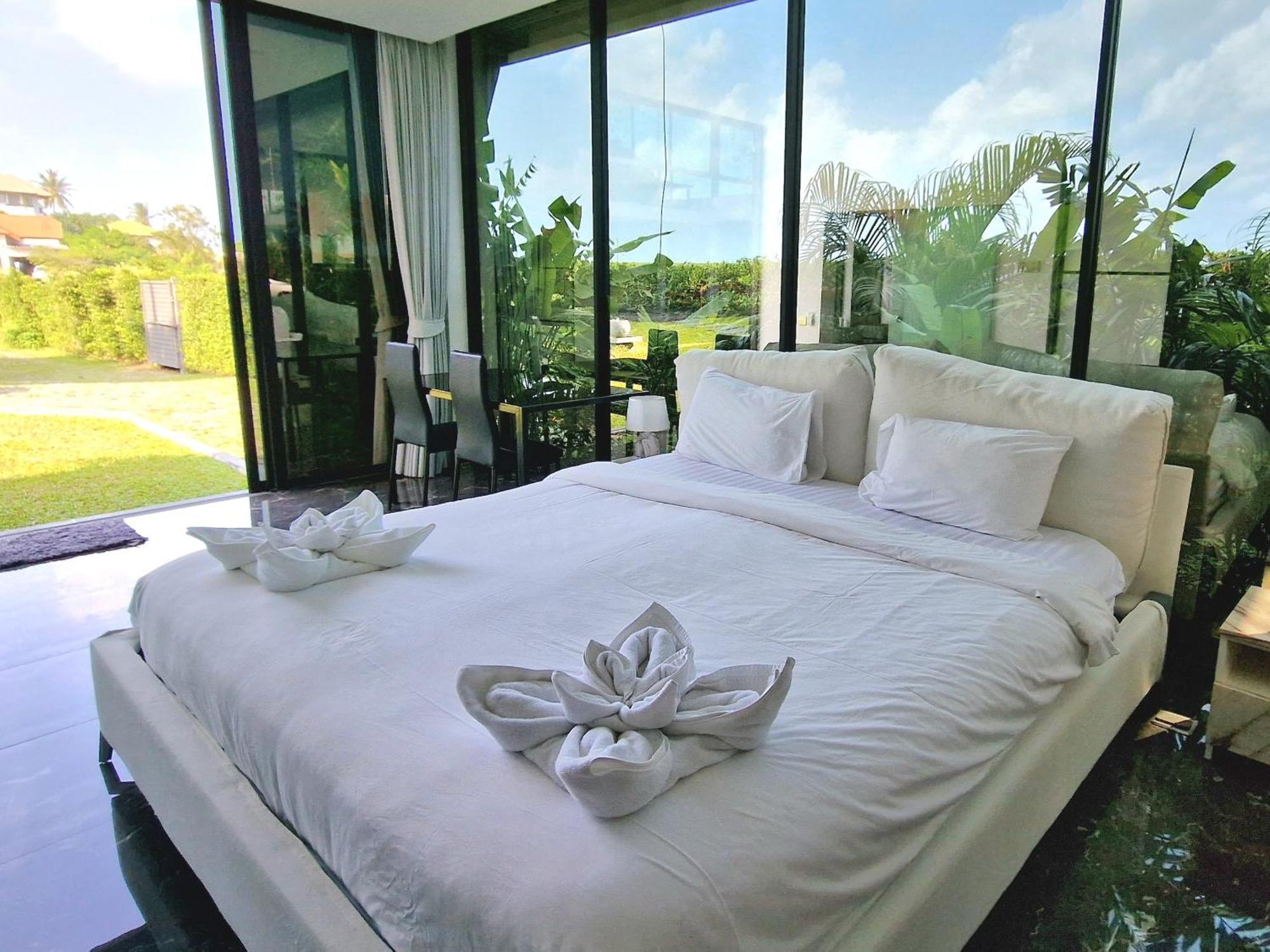 Villa Obsidian, With Staff, Sea View And Walk To Choeng Mon Beach Ngoại thất bức ảnh