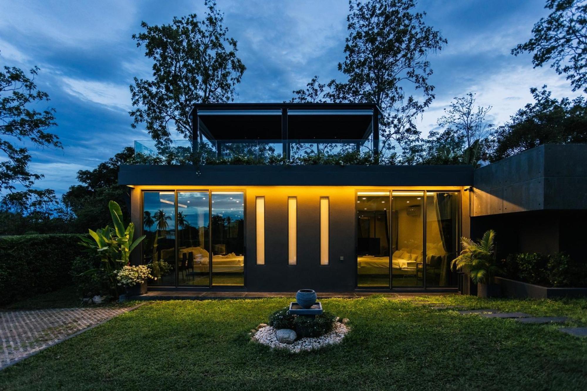 Villa Obsidian, With Staff, Sea View And Walk To Choeng Mon Beach Ngoại thất bức ảnh