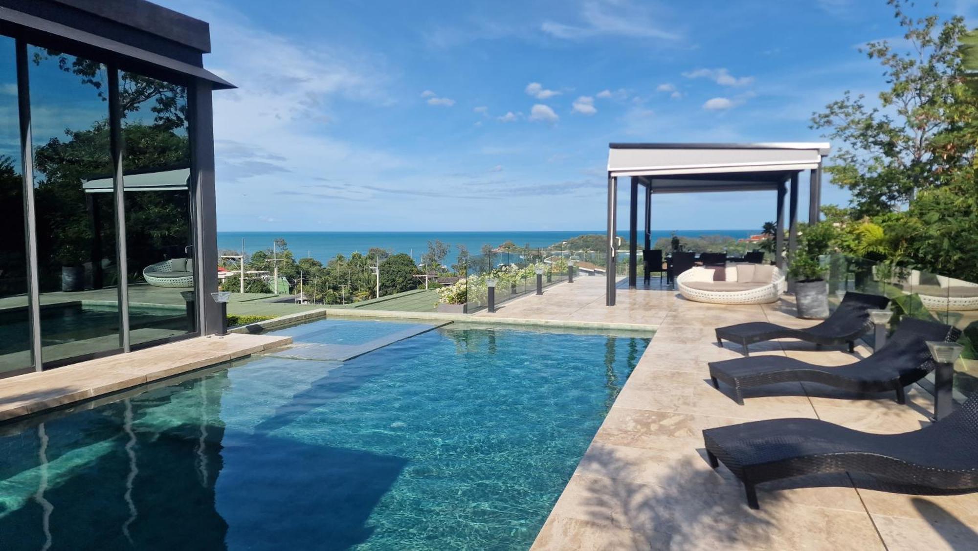 Villa Obsidian, With Staff, Sea View And Walk To Choeng Mon Beach Ngoại thất bức ảnh