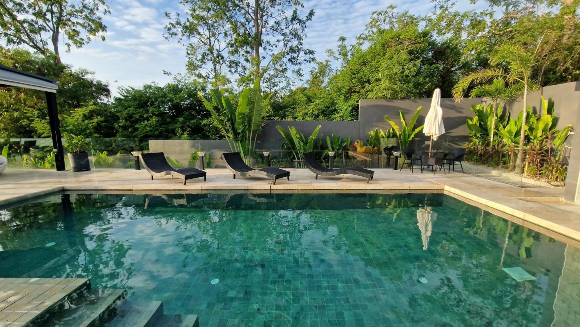 Villa Obsidian, With Staff, Sea View And Walk To Choeng Mon Beach Ngoại thất bức ảnh