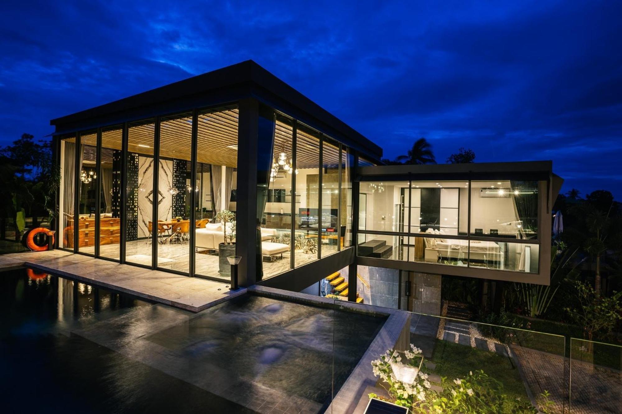Villa Obsidian, With Staff, Sea View And Walk To Choeng Mon Beach Ngoại thất bức ảnh
