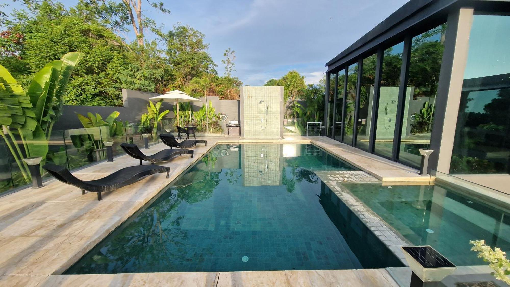 Villa Obsidian, With Staff, Sea View And Walk To Choeng Mon Beach Ngoại thất bức ảnh